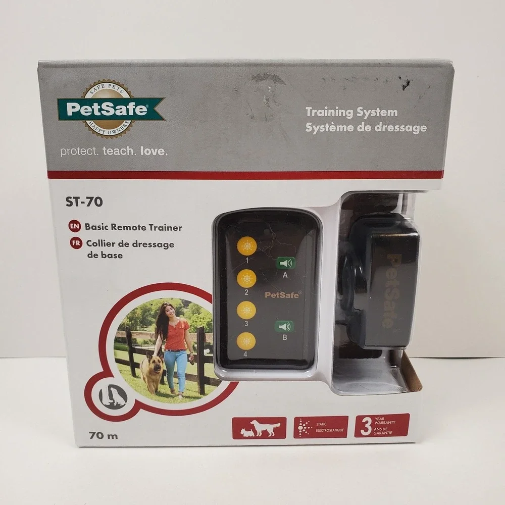 Petsafe Training System ST-70 Basic Remote Trainer 70 Meter Range Dog Collar NEW